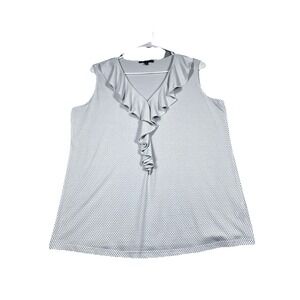 Adrianna Papell Blouse polka dot‎  M